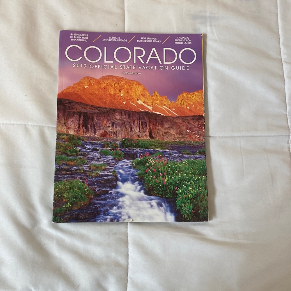 Beautiful Colorado Official State Guide- Great for Travel